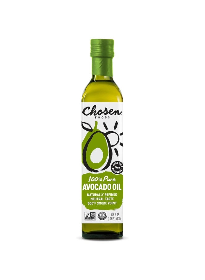 Chosen Foods 100% Pure Avocado Oil 16.9 fl oz - 500ml - Image 1